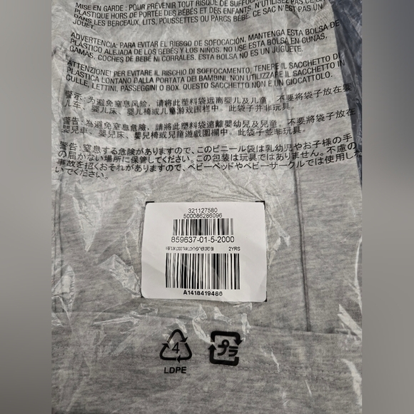 NWT! Gap, Logo Crew Neck Tank Top, Grey/White, Size 2 -NEW! - Picture 2 of 3